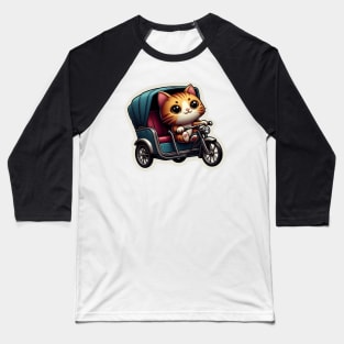 kittie in a tuk tuk Baseball T-Shirt